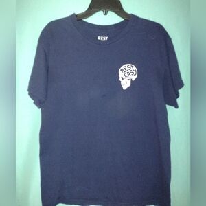 Navy Blue Men's Short Sleeve Tee